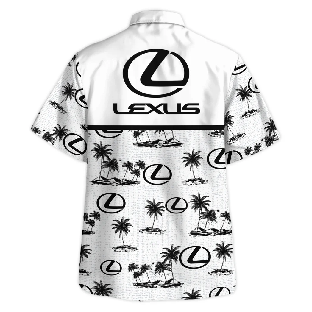 Lexus Hawaiian Shirt Tropical Style, Motor Culture Button Shirt HVN1536LE