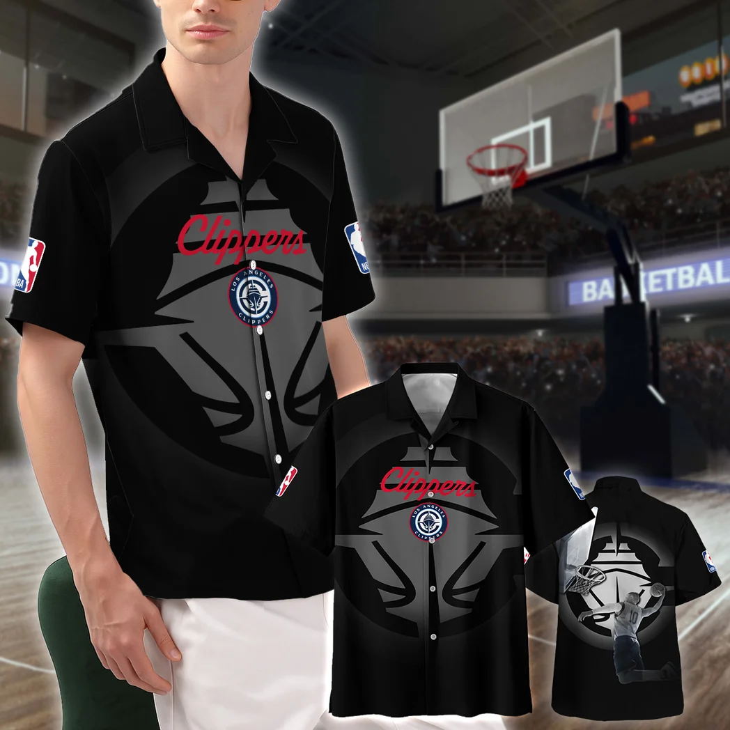 Los Angeles Clippers Hawaiian Shirt, Celebration Style Button Shirt HVN1529LAC