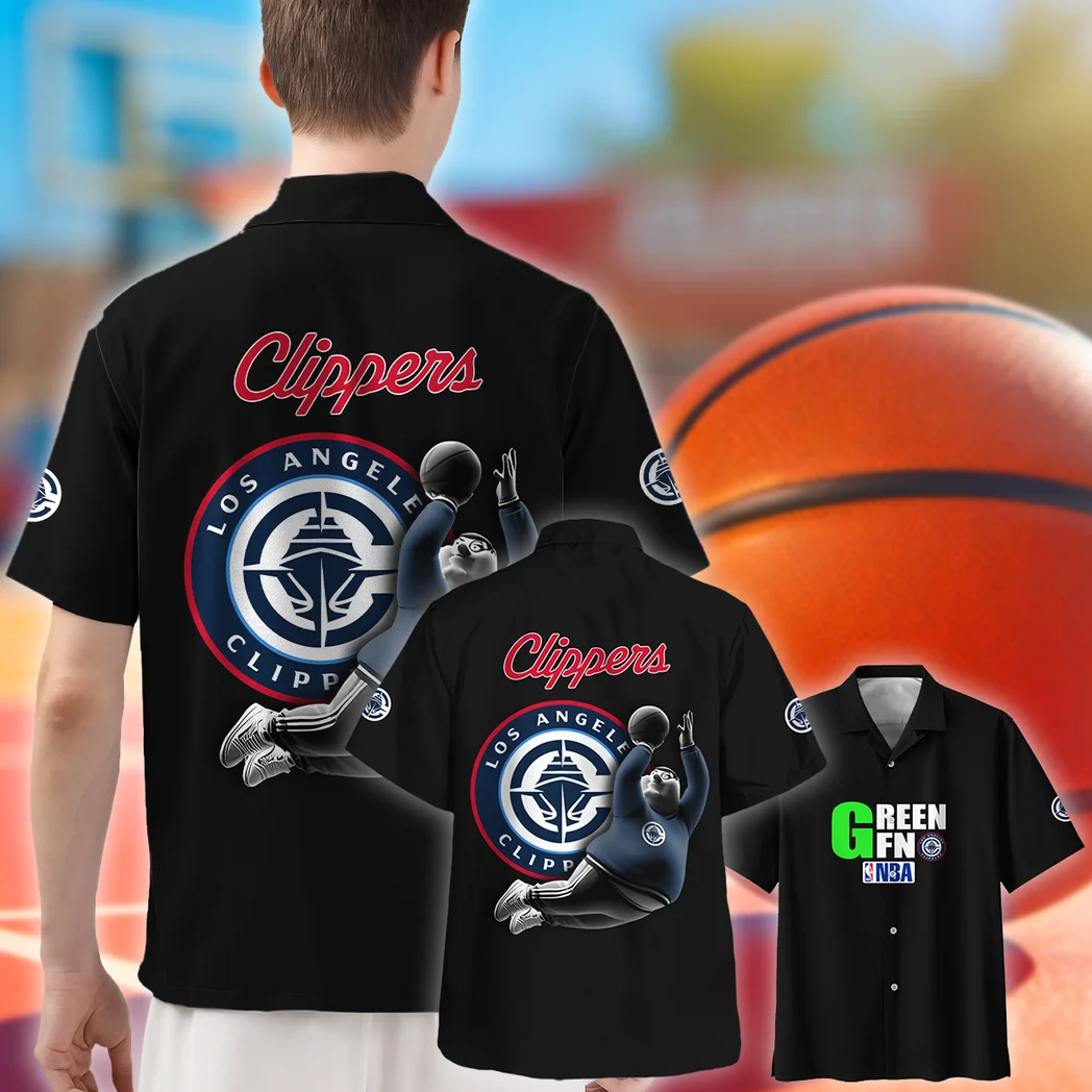 Los Angeles Clippers Hawaiian Shirt Exclusive Logo, Sport Passion Button Shirt HVN1530LAC