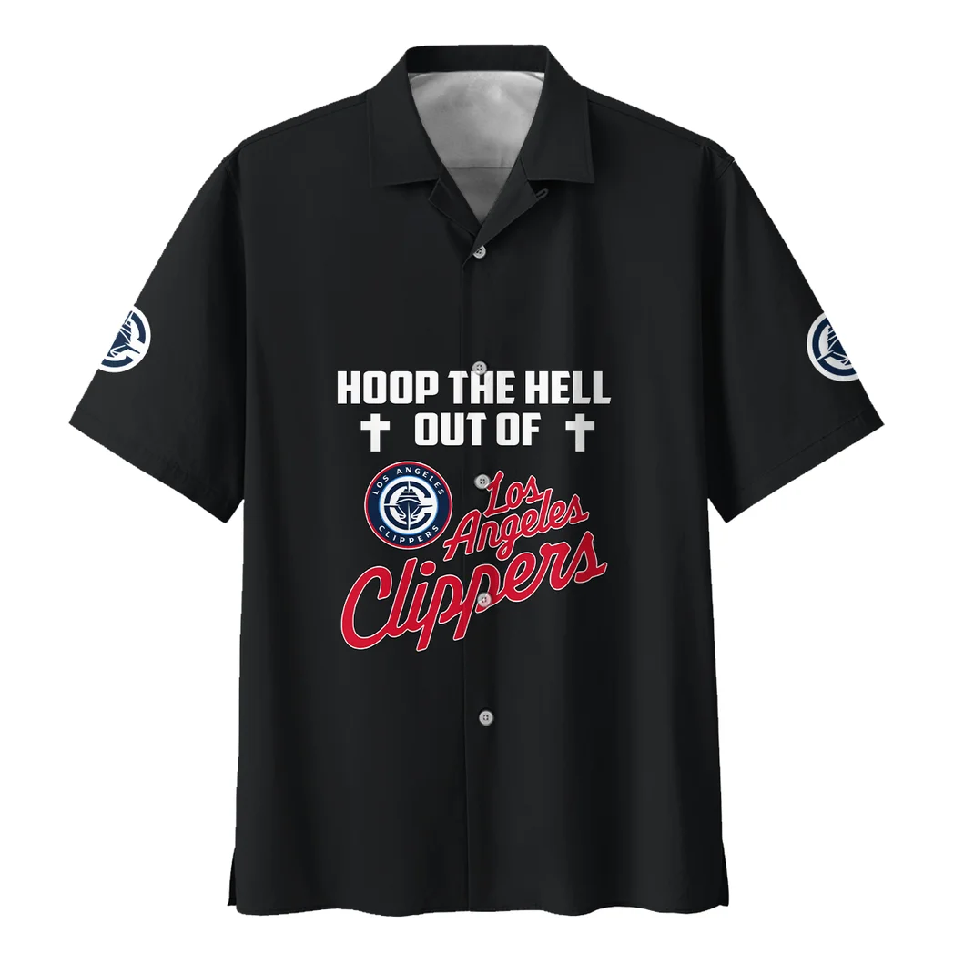 Los Angeles Clippers Hawaiian Shirt Logo Print, Celebration Spirit Button Shirt HVN1532LAC