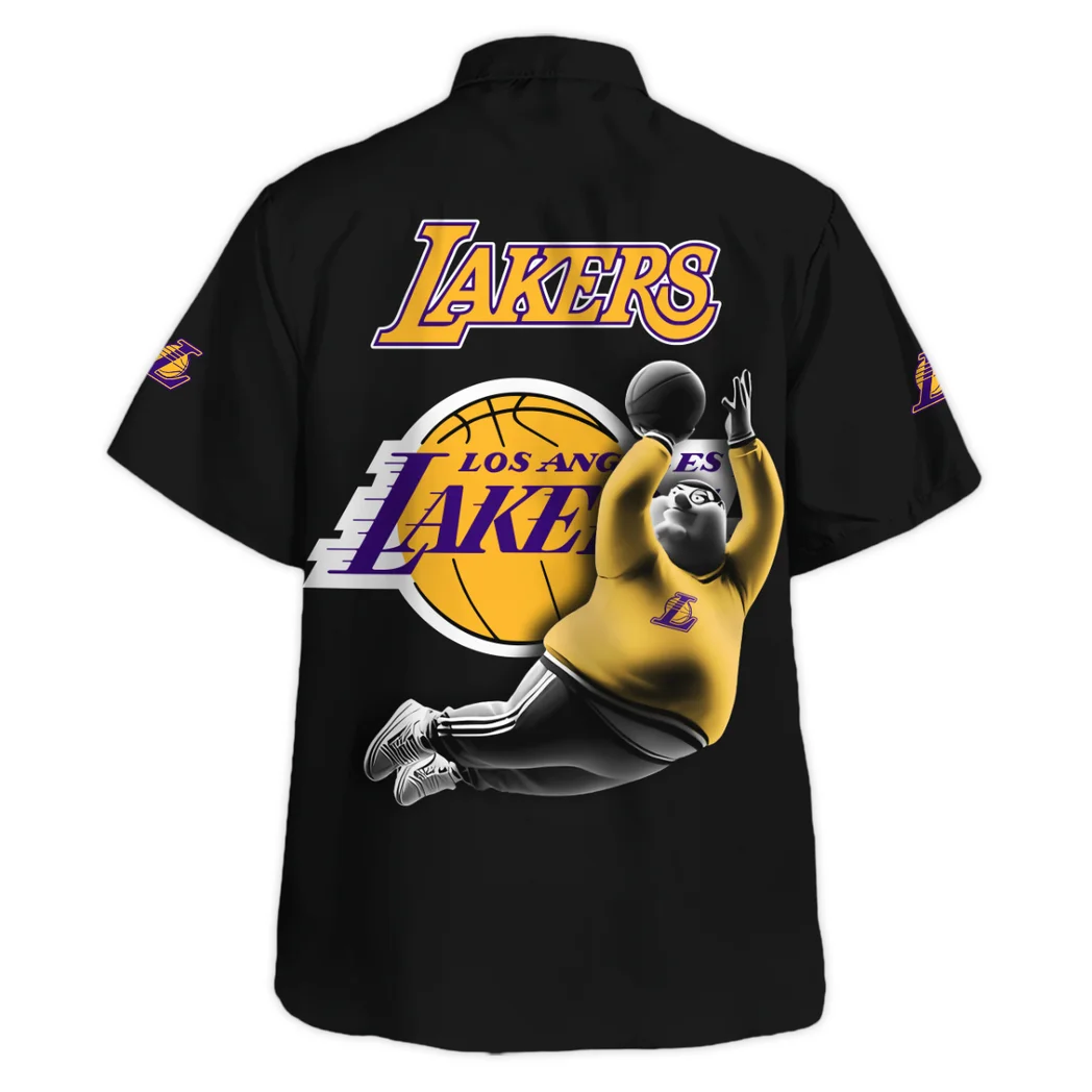 Los Angeles Lakers Hawaiian Shirt Exclusive Logo, Celebration Style Button Shirt HVN1530LAL