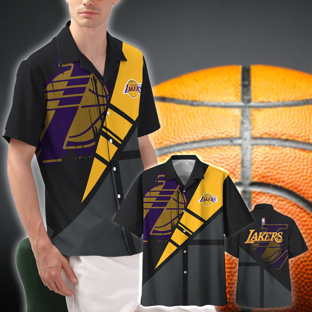 Los Angeles Lakers Hawaiian Shirt Fan Edition Design, Tropical Match Day Shirt HVN1578LAL