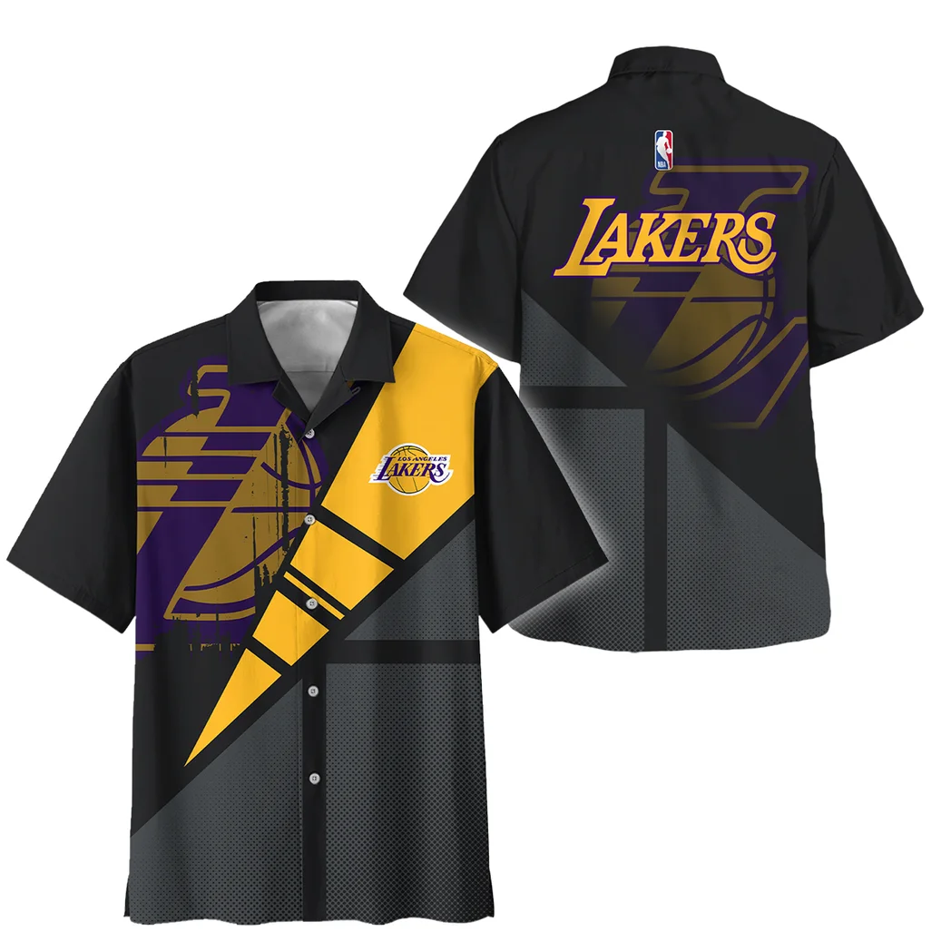 Los Angeles Lakers Hawaiian Shirt Fan Edition Design, Tropical Match Day Shirt HVN1578LAL