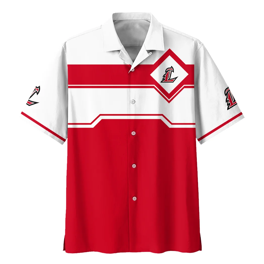 Louisville Cardinals Hawaiian Shirt Logo Print, Tailgate Vibe Button Shirt HVN1469LC