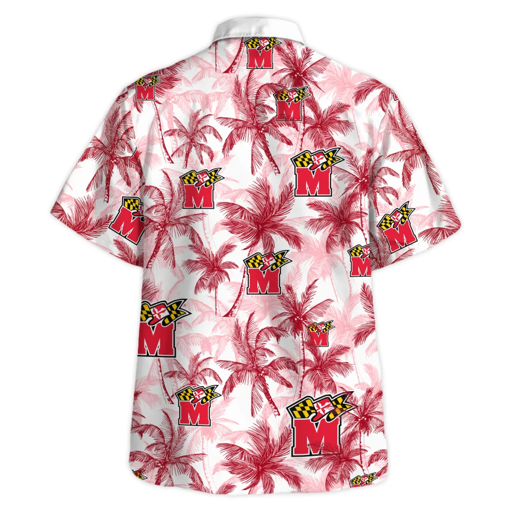 Maryland Terrapins Hawaiian Shirt Logo Print, Loyal Fan Button Shirt HVN1468MT