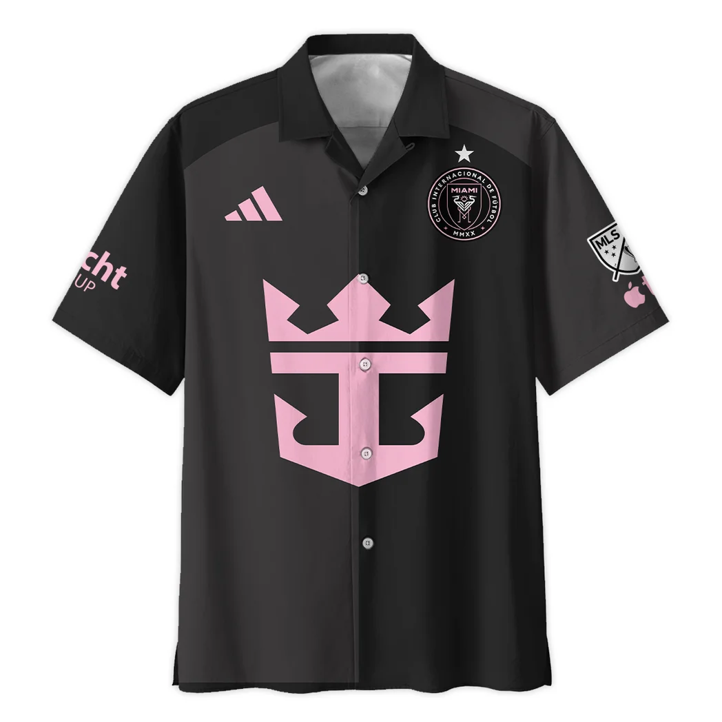 Maximiliano Falcon Inter Miami Hawaiian Shirt Champions MLS 2025, Stadium Energy Button Shirt HVN1420MF