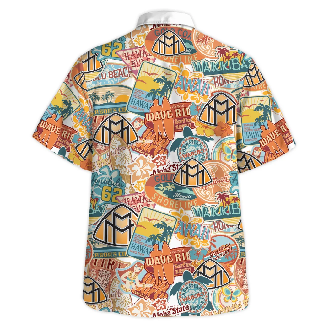 Maybach Hawaiian Shirt Exclusive Logo, Street-Ready Button Shirt HVN1539MA