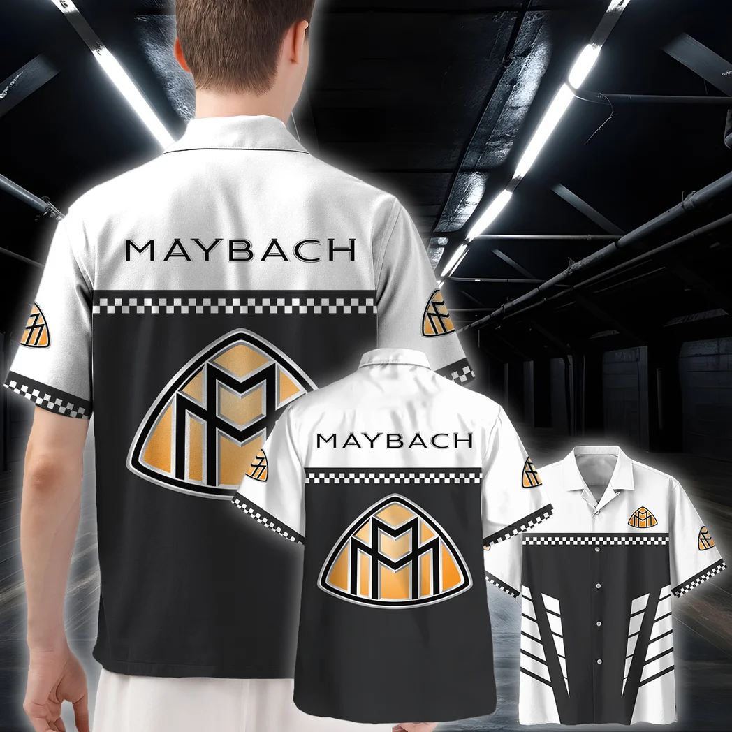 Maybach Hawaiian Shirt, Gearhead Style Button Shirt HVN1385MA