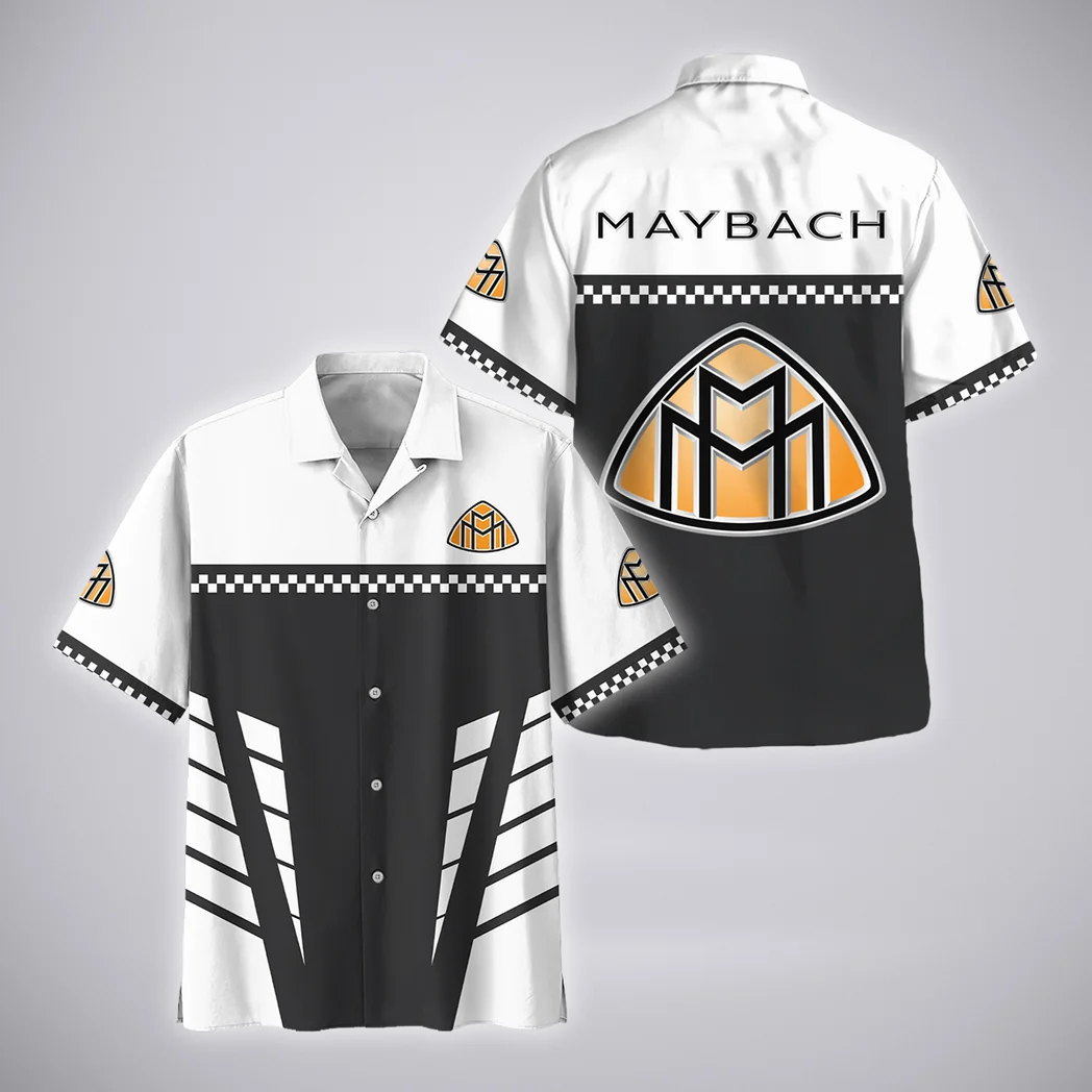 Maybach Hawaiian Shirt, Gearhead Style Button Shirt HVN1385MA