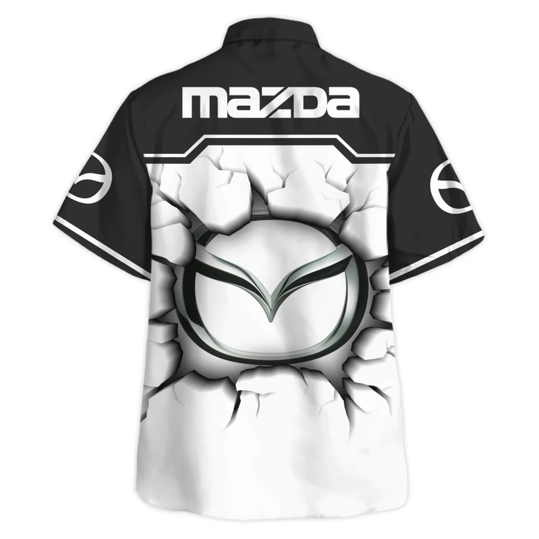 Mazda Hawaiian Shirt, Motor Culture Button Shirt HVN1400MA