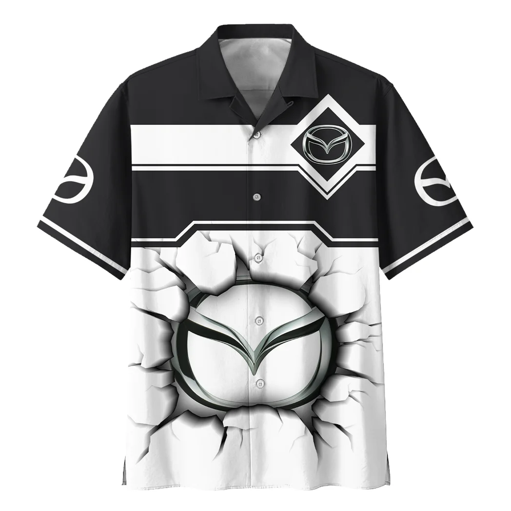 Mazda Hawaiian Shirt, Motor Culture Button Shirt HVN1400MA