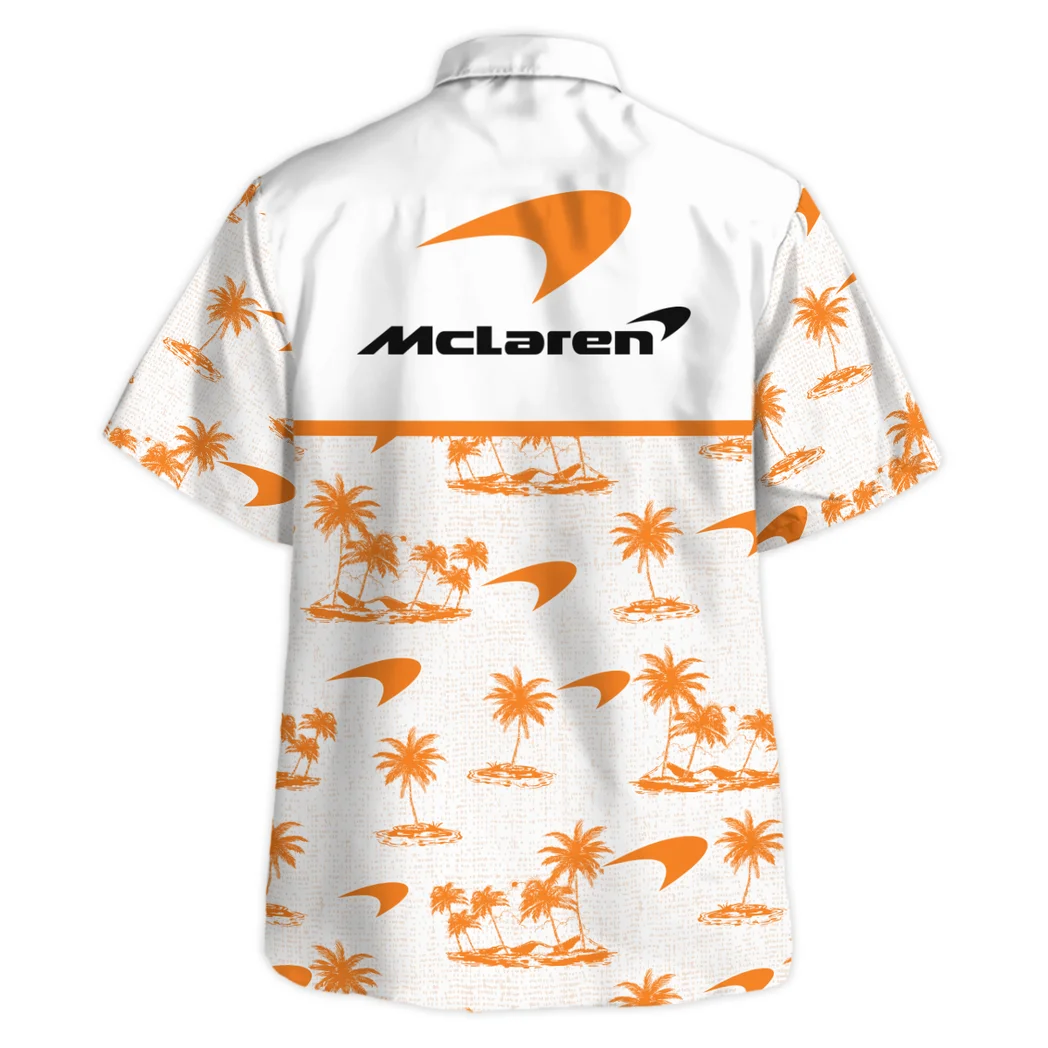 Mclaren Hawaiian Shirt Tropical Style, Auto Fan Button Shirt HVN1536MC
