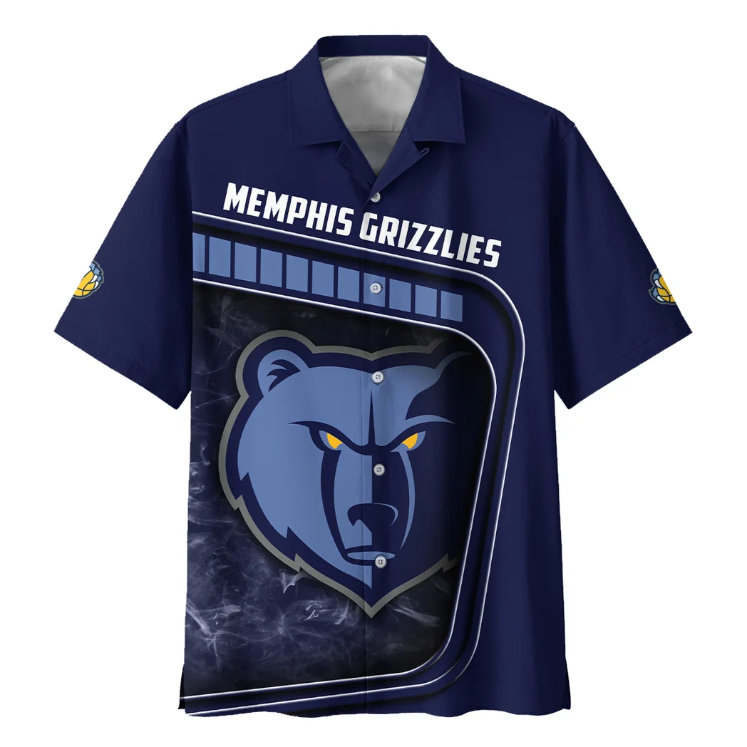 Memphis Grizzlies Hawaiian Shirt Excluisve Logo, Sport Passion Button Shirt HVN1527MG