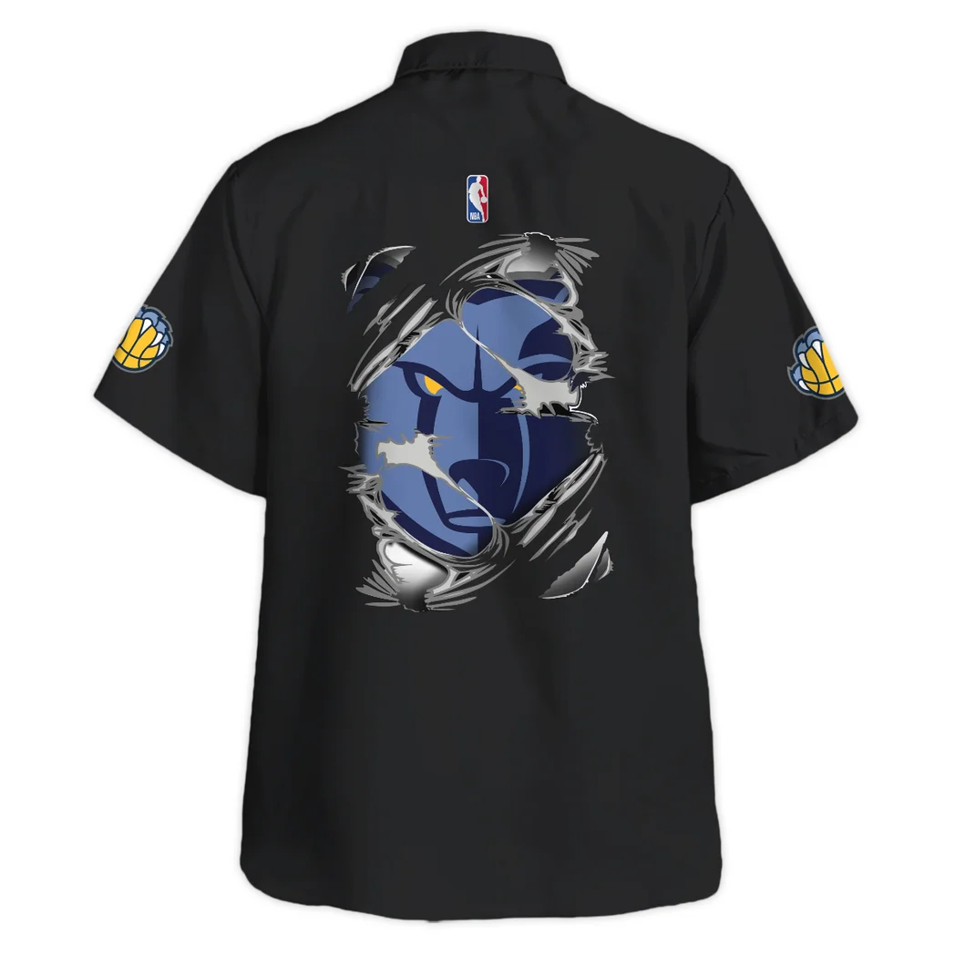 Memphis Grizzlies Hawaiian Shirt Fan Edition Design, Celebration Spirit Button Shirt HVN1579MG