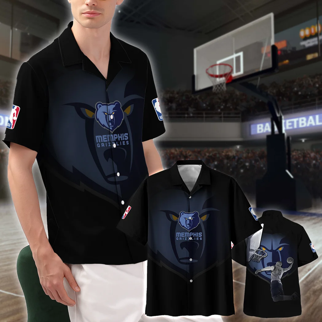 Memphis Grizzlies Hawaiian Shirt, Fan Pride Button Shirt HVN1529MG