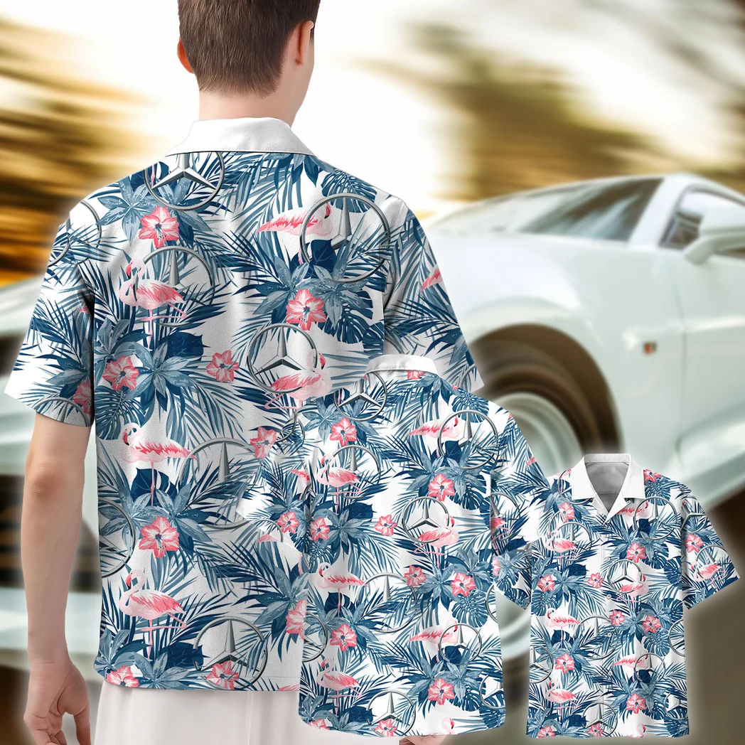 Mercedes Benz Hawaiian Shirt All Over Print, Custom Garage Button Shirt HVN1537MB