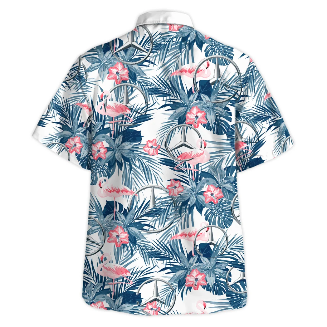 Mercedes Benz Hawaiian Shirt All Over Print, Custom Garage Button Shirt HVN1537MB