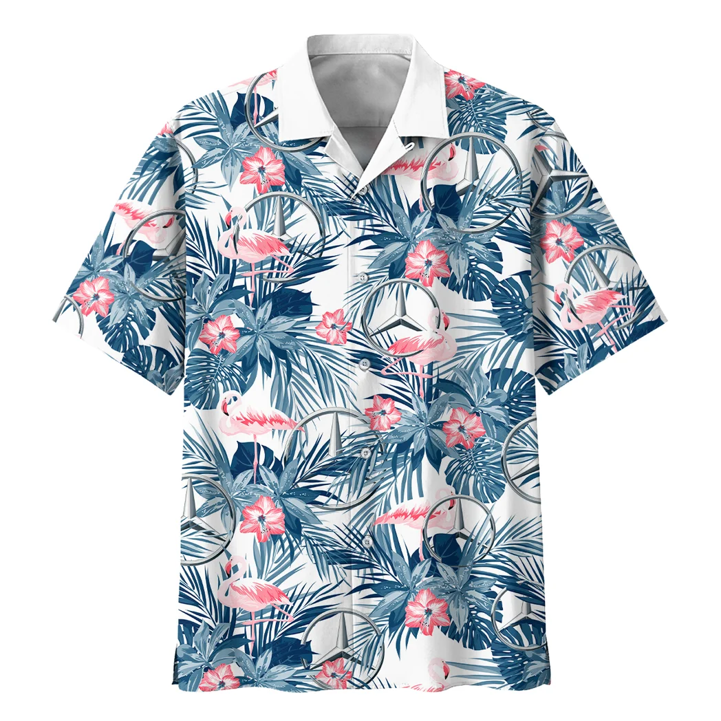 Mercedes Benz Hawaiian Shirt All Over Print, Custom Garage Button Shirt HVN1537MB