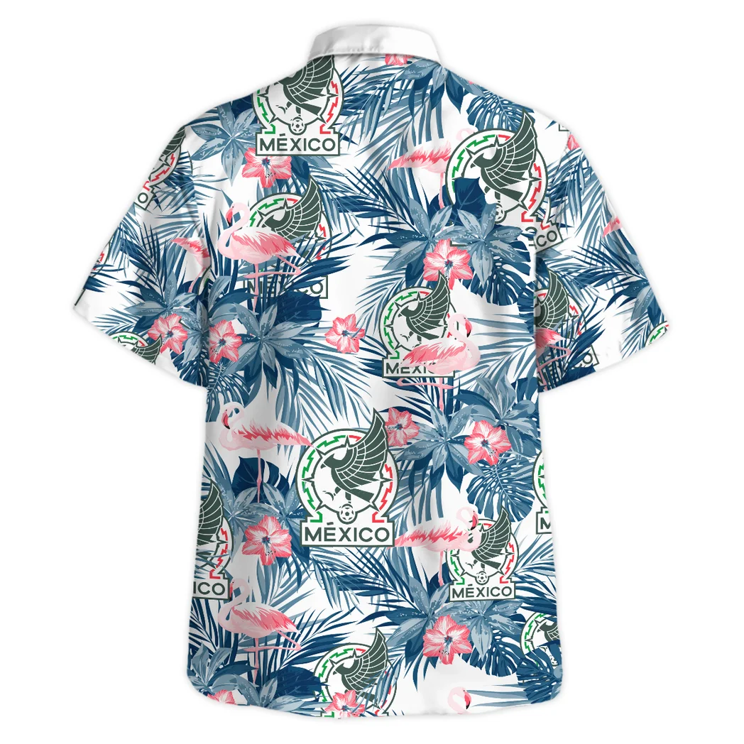 Mexico Hawaiian Shirt FIFA World Cup 26 Tropical Style, Classic Fan Button Shirt HVN1587ME