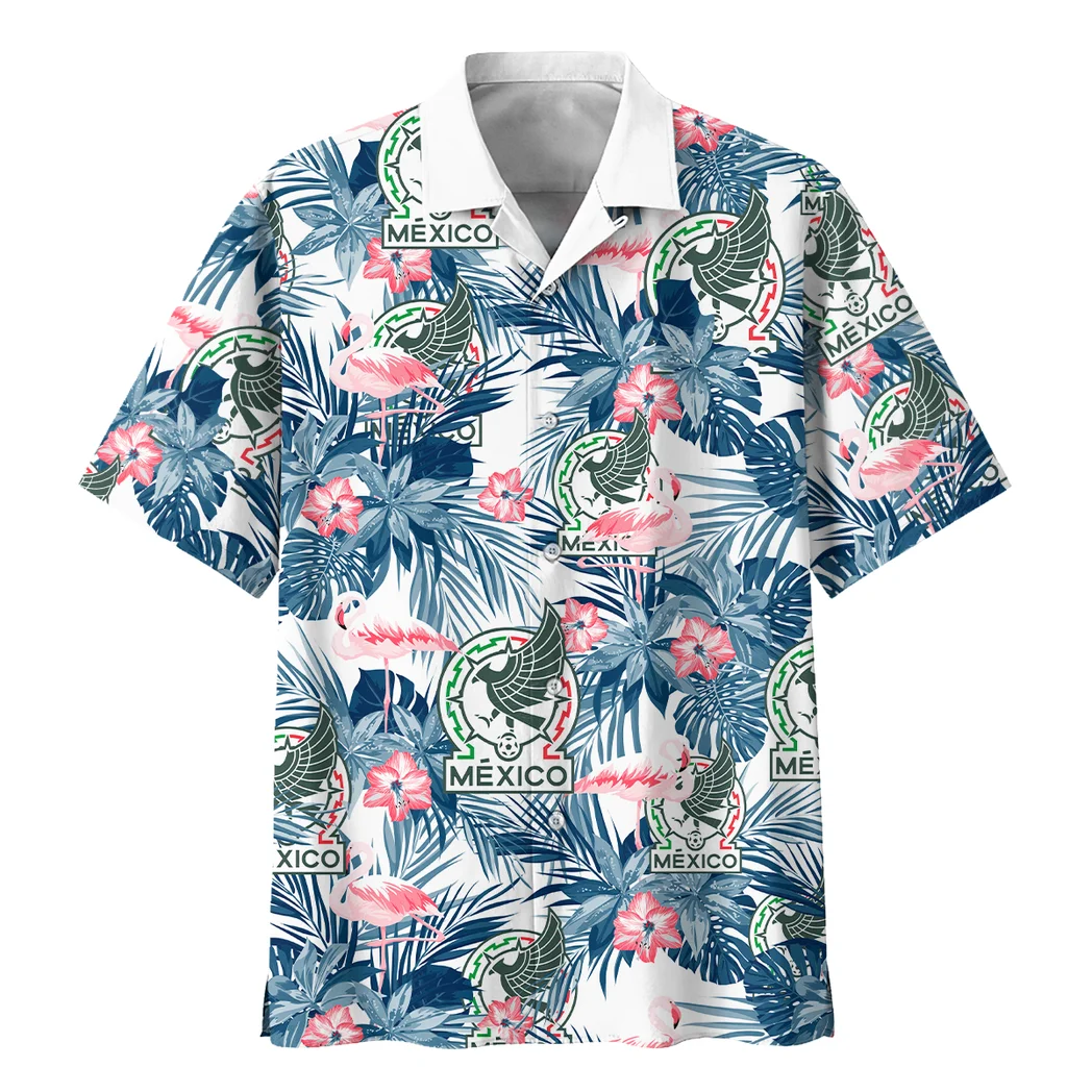 Mexico Hawaiian Shirt FIFA World Cup 26 Tropical Style, Classic Fan Button Shirt HVN1587ME