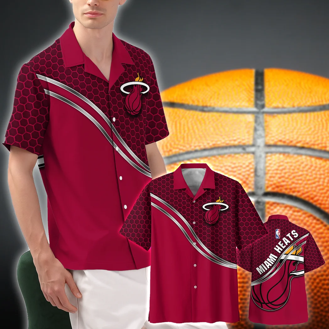 Miami Heat Hawaiian Shirt Fan Edition Design, Celebration Style Button Shirt HVN1577MH