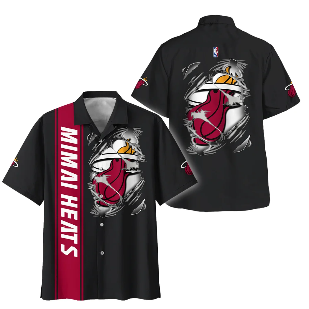 Miami Heat Hawaiian Shirt Fan Edition Design, Summer Spirit Button Shirt HVN1579MH