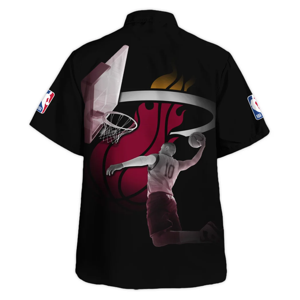 Miami Heat Hawaiian Shirt, Fan Lifestyle Button Shirt HVN1529MH
