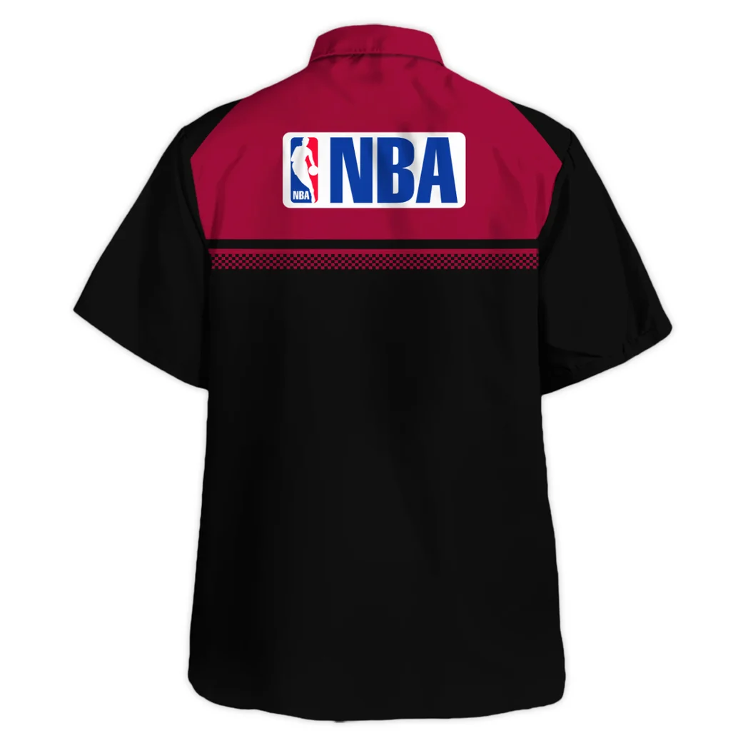 Miami Heat Hawaiian Shirt Logo Print, Bold Supporter Button Shirt HVN1528MH