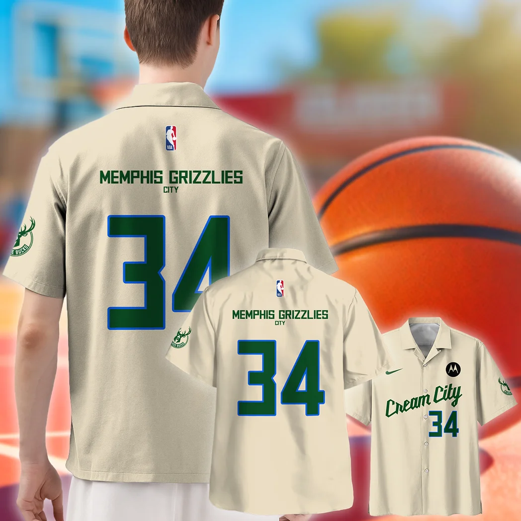 Milwaukee Bucks Hawaiian Shirt Exclusive Logo, Fan Vibe Button Shirt HVN1533MB