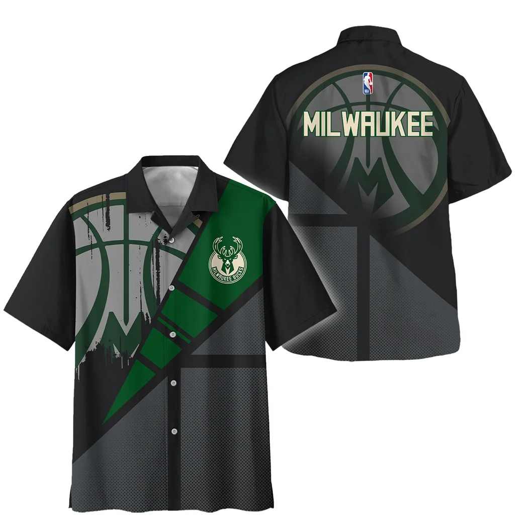 Milwaukee Bucks Hawaiian Shirt Fan Edition Design, Everyday Spirit Button Shirt HVN1578MB