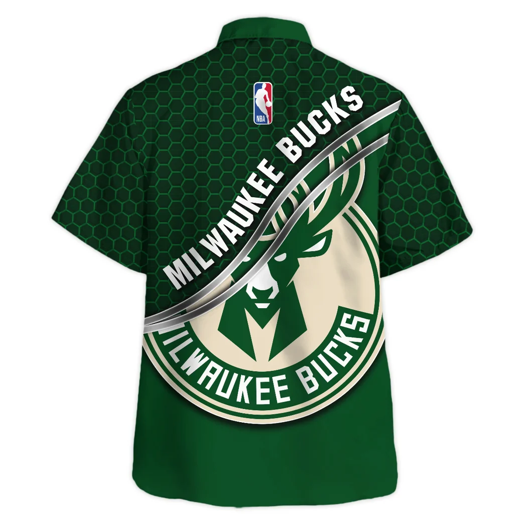 Milwaukee Bucks Hawaiian Shirt Fan Edition Design, Victory Spirit Button Shirt HVN1577MB