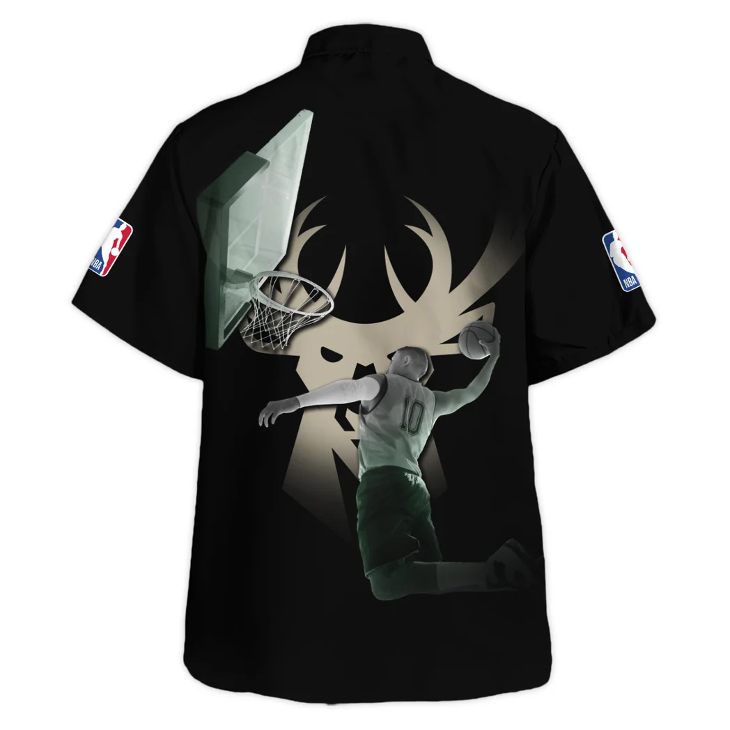 Milwaukee Bucks Hawaiian Shirt, Match Day Button Shirt HVN1529MB