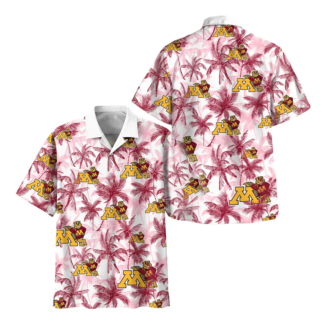 Minnesota Golden Gophers Hawaiian Shirt Logo Print, Sport Culture Button Shirt HVN1468MG