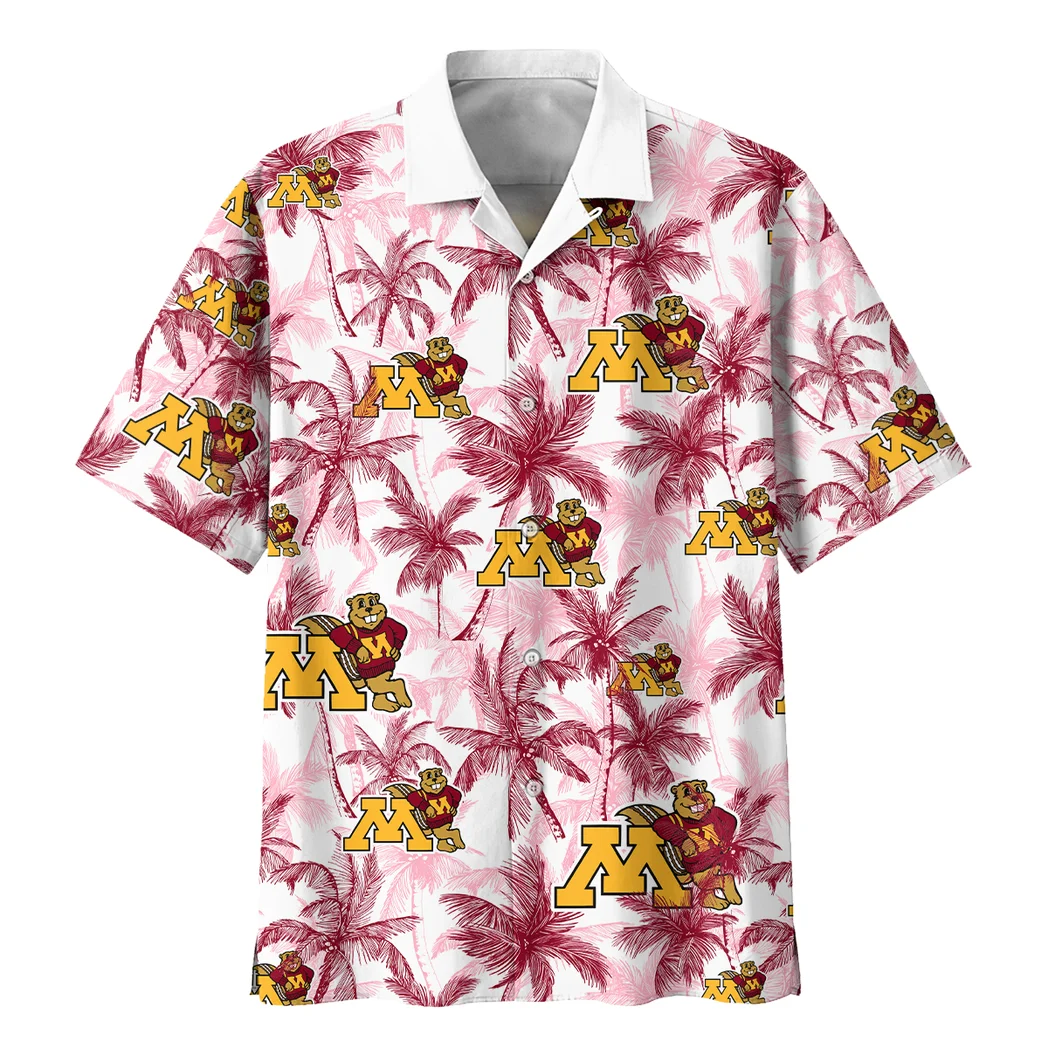 Minnesota Golden Gophers Hawaiian Shirt Logo Print, Sport Culture Button Shirt HVN1468MG
