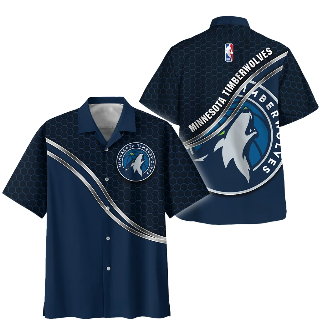 Minnesota Timberwolves Hawaiian Shirt Fan Edition Design, Stadium Energy Button Shirt HVN1577MT