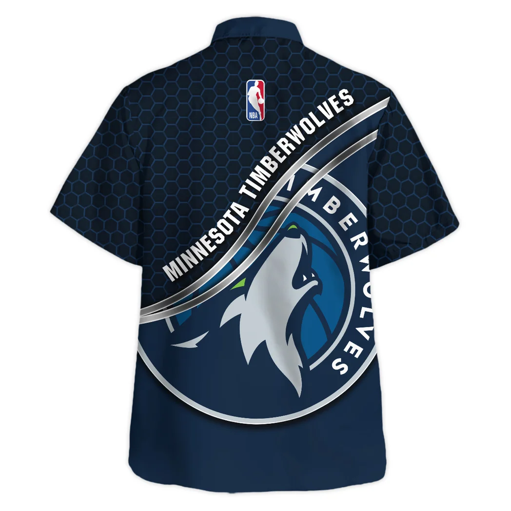 Minnesota Timberwolves Hawaiian Shirt Fan Edition Design, Stadium Energy Button Shirt HVN1577MT