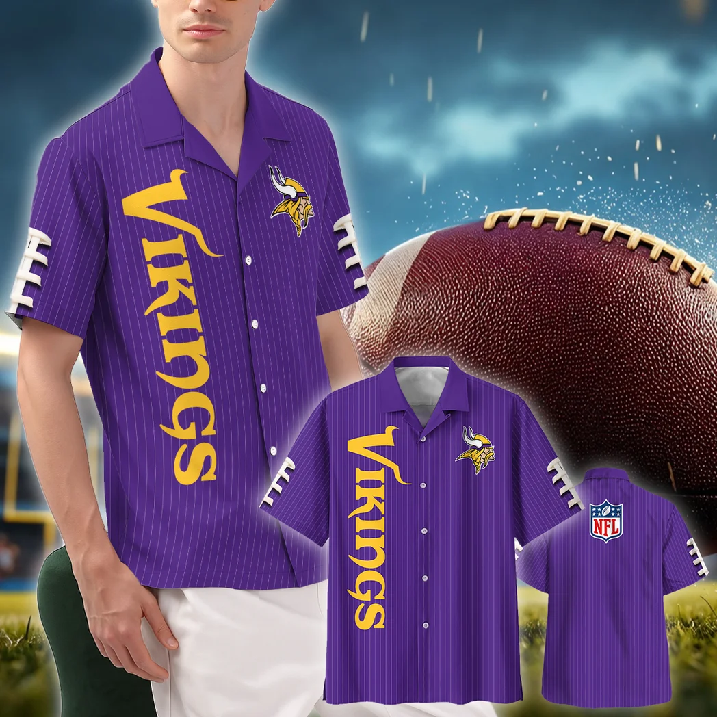 Minnesota Vikings Hawaiian Shirt, Tropical Match Day Shirt HVN1424MV