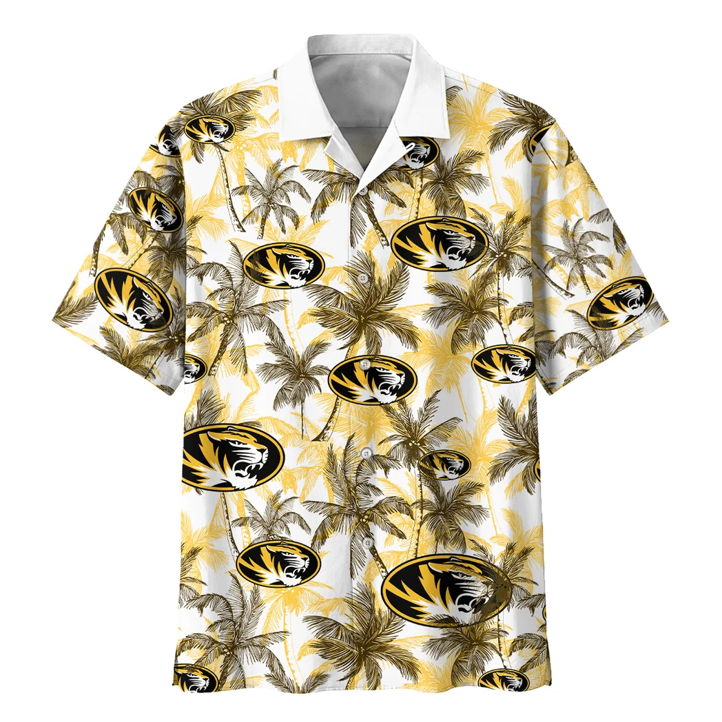 Missouri Tigers Hawaiian Shirt Logo Print, Celebration Spirit Button Shirt HVN1468MT