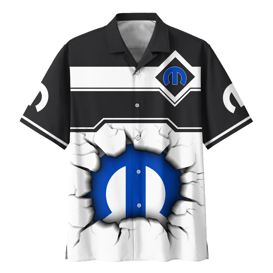 Mopar Hawaiian Shirt, Car Meet Button Shirt HVN1400MO