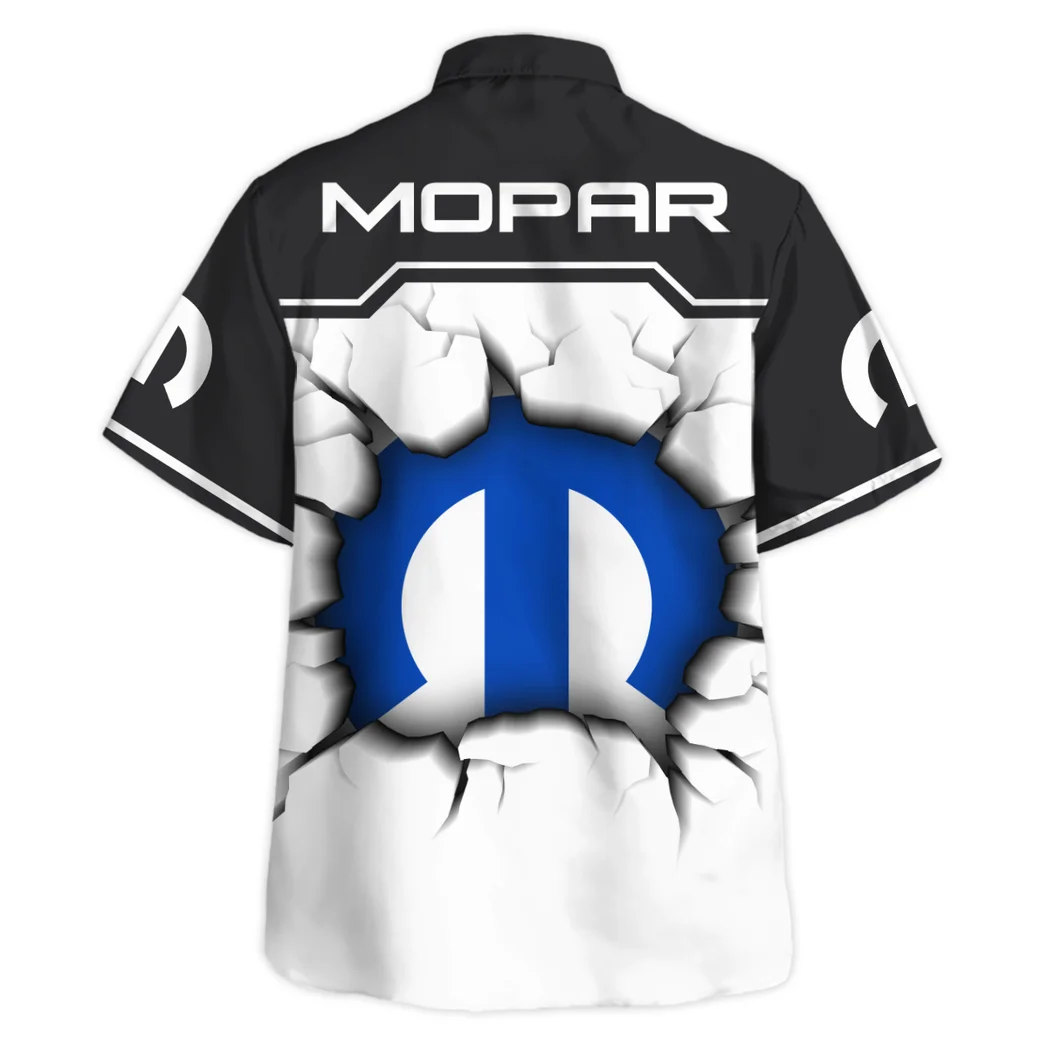 Mopar Hawaiian Shirt, Car Meet Button Shirt HVN1400MO