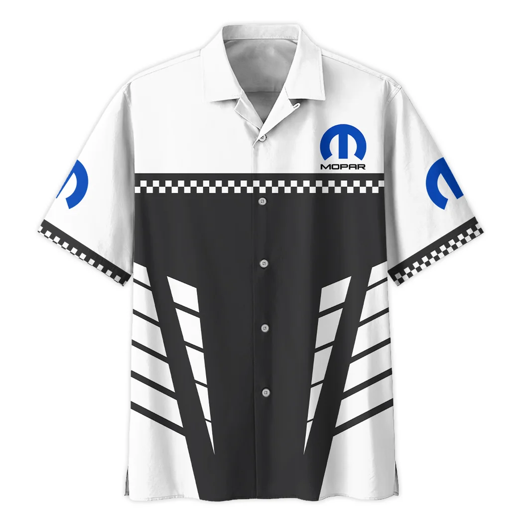 Mopar Hawaiian Shirt, Engine Lover Button Shirt HVN1385MO