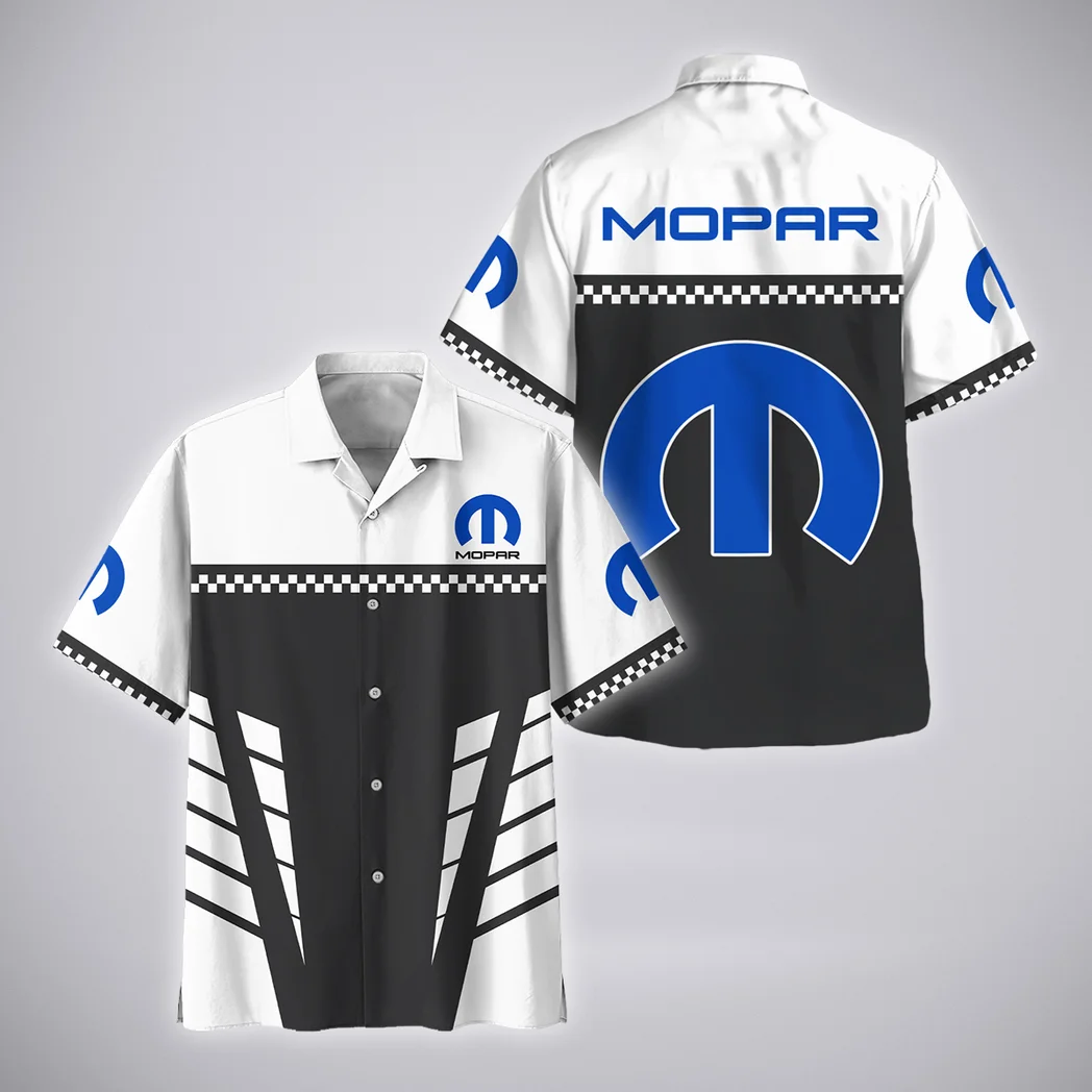 Mopar Hawaiian Shirt, Engine Lover Button Shirt HVN1385MO
