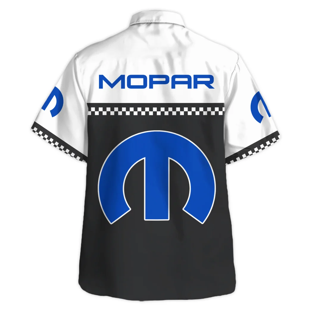 Mopar Hawaiian Shirt, Engine Lover Button Shirt HVN1385MO