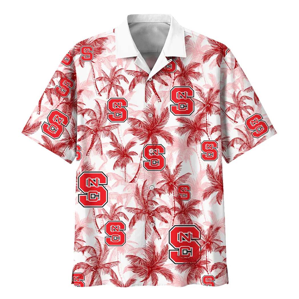 NC State Wolfpack Hawaiian Shirt Logo Print, Sport Culture Button Shirt HVN1468NC