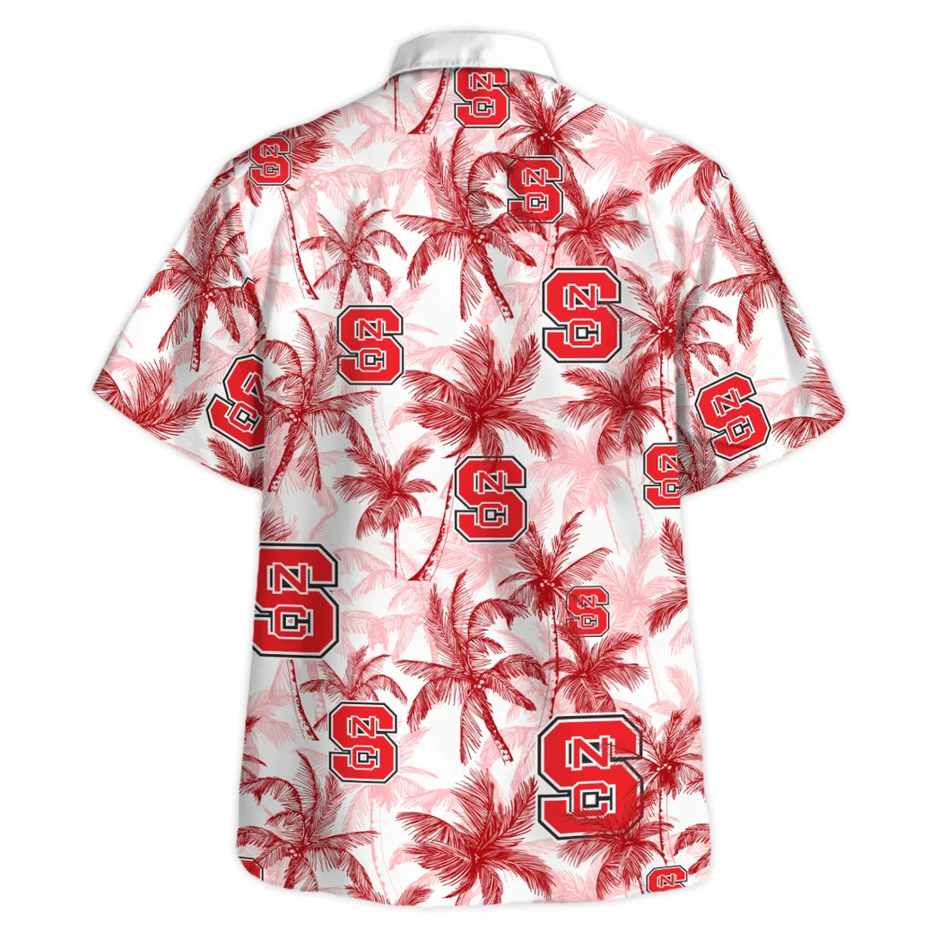 NC State Wolfpack Hawaiian Shirt Logo Print, Sport Culture Button Shirt HVN1468NC
