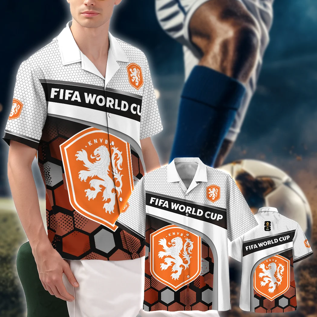 Netherlands FIFA World Cup 2026 Hawaiian Shirt, Classic Fan Button Shirt HVN1565NE