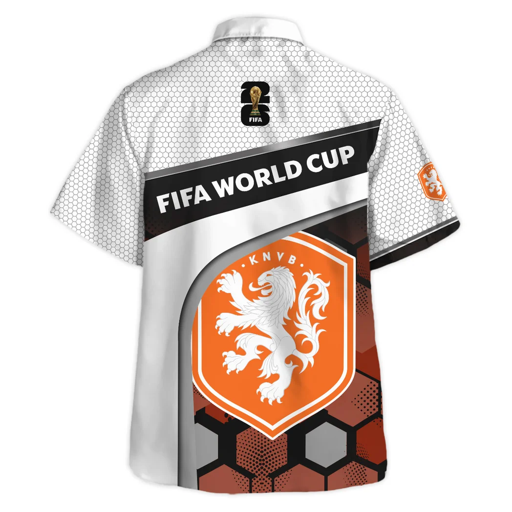 Netherlands FIFA World Cup 2026 Hawaiian Shirt, Classic Fan Button Shirt HVN1565NE