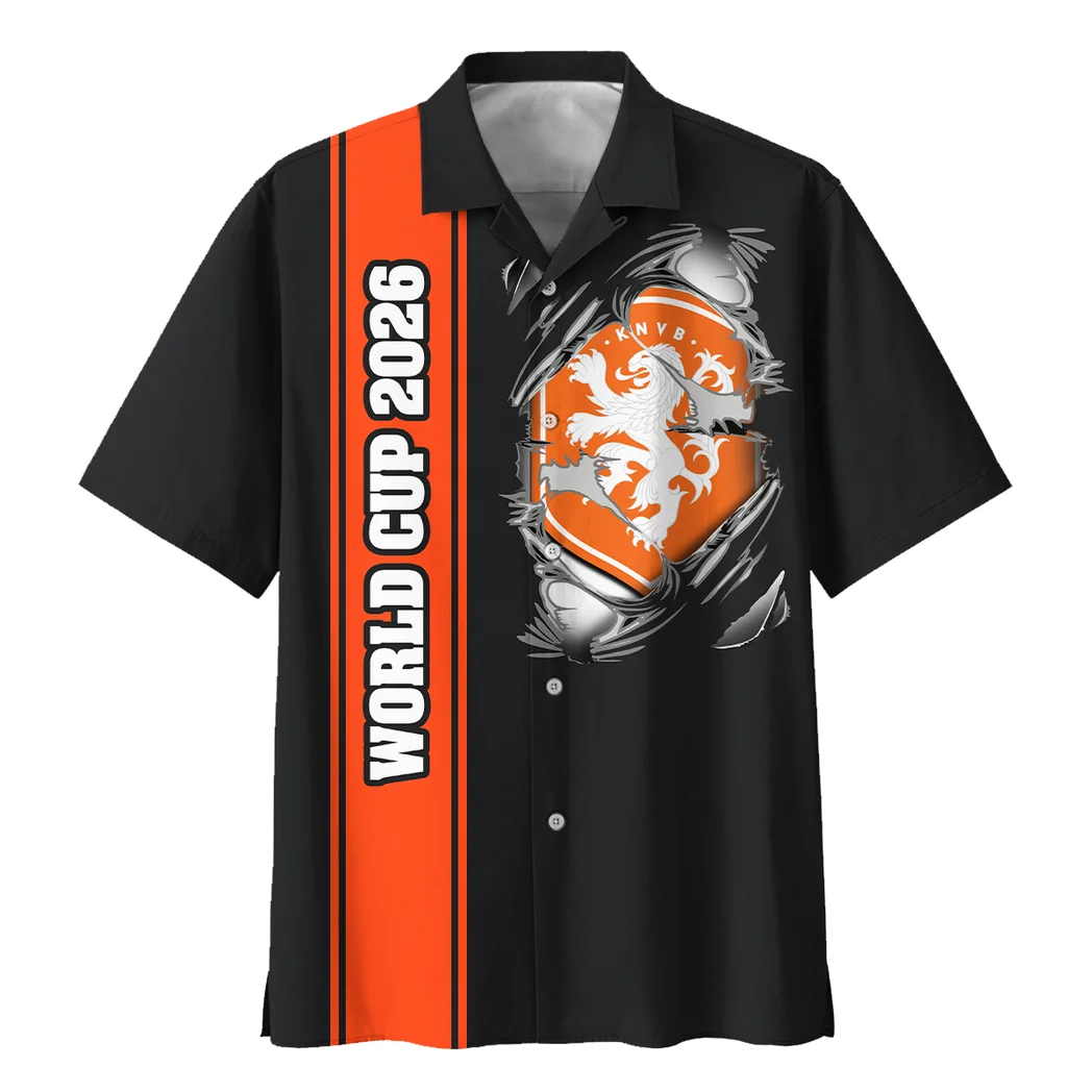 Netherlands FIFA World Cup 2026 Hawaiian Shirt, Loyal Fan Button Shirt HVN1561NE