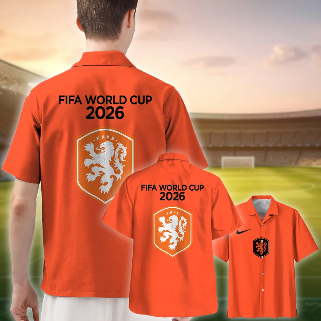 Netherlands FIFA World Cup 2026 Hawaiian Shirt, Match Day Button Shirt HVN1548NE