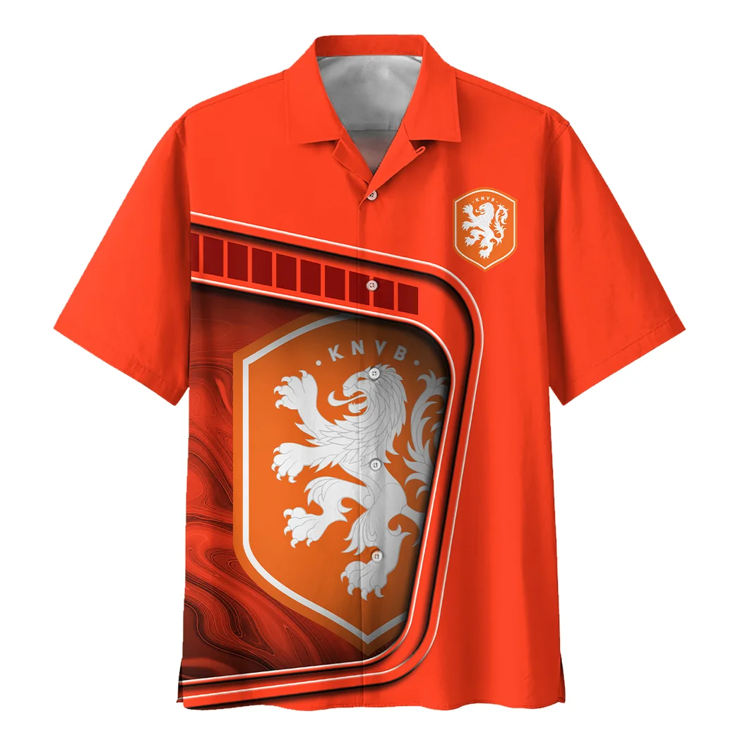 Netherlands FIFA World Cup 2026 Hawaiian Shirt, Sport Passion Button Shirt HVN1560NE